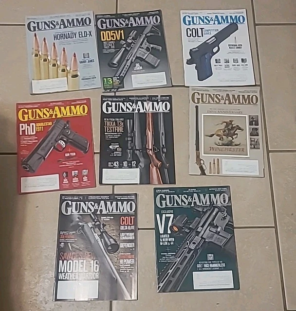 GUNS & AMMO アメリカ銃雑誌　ビンテージ　29冊 GUNS & AMMO アメリカ銃雑誌 ビンテージ 29冊
