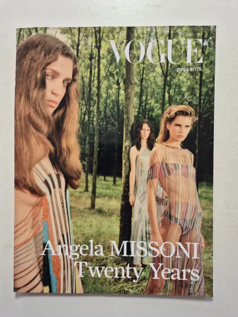 Magazine mode fashion VOGUE ITALIA supplemento Angela Missoni Twenty Years