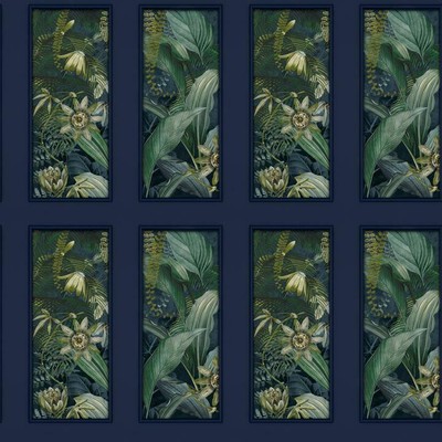 Arthouse SPLENDIDA Giungla Tropicale Blu Scuro Emerald Wild Incollare Il Muro Carta Da Parati 