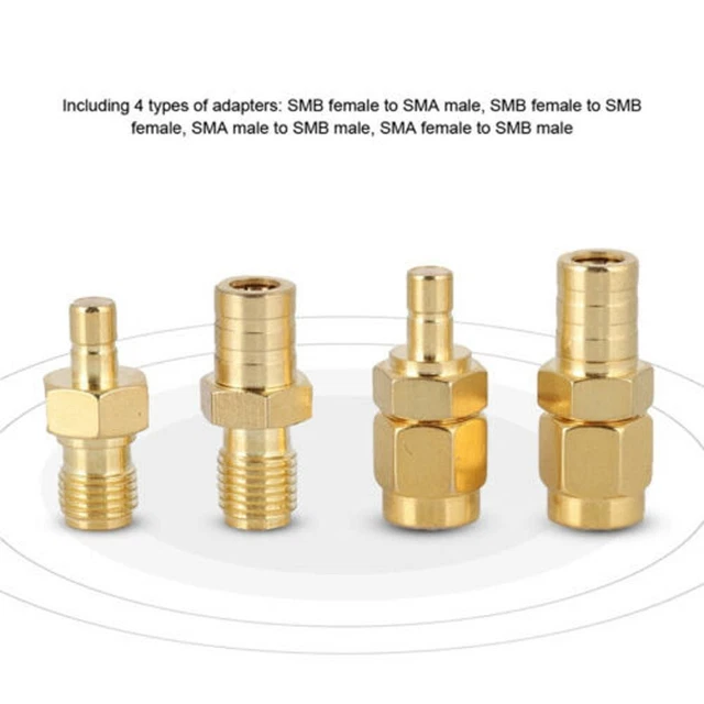 Smb - SMA Mâle Femelle Adaptateur Convertisseur RF Raccord Lan Antenne GPS -