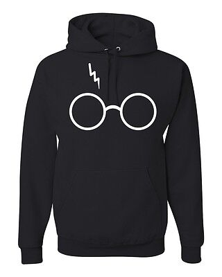 Glasses Scar Potter Fan Unisex Sweatshirt Movie Humor Hoodie