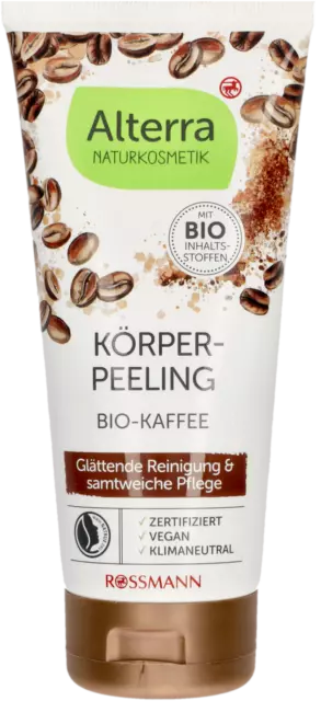 Alterra BIO Kaffee Körperpeeling mit BIO Kokosöl VEGAN 200ml