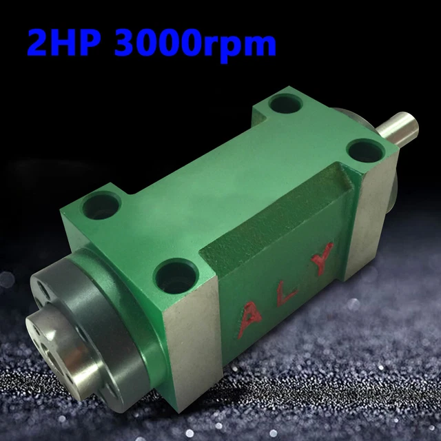 1.5KW Spindle Unit Components CNC Cutting Drilling Milling Power Head 3000rpm