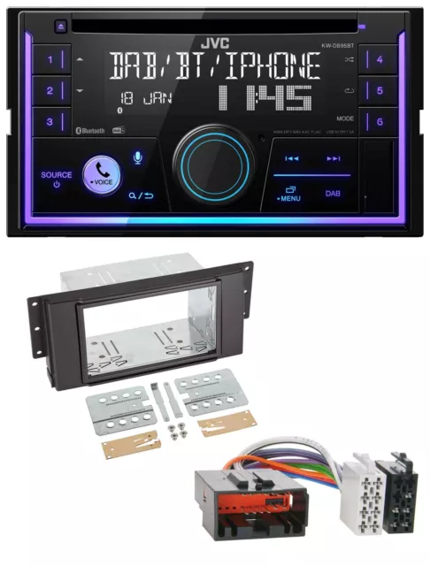 JVC MP3 USB 2DIN DAB Bluetooth CD Autoradio für LandRover Free Lander 2007-2010