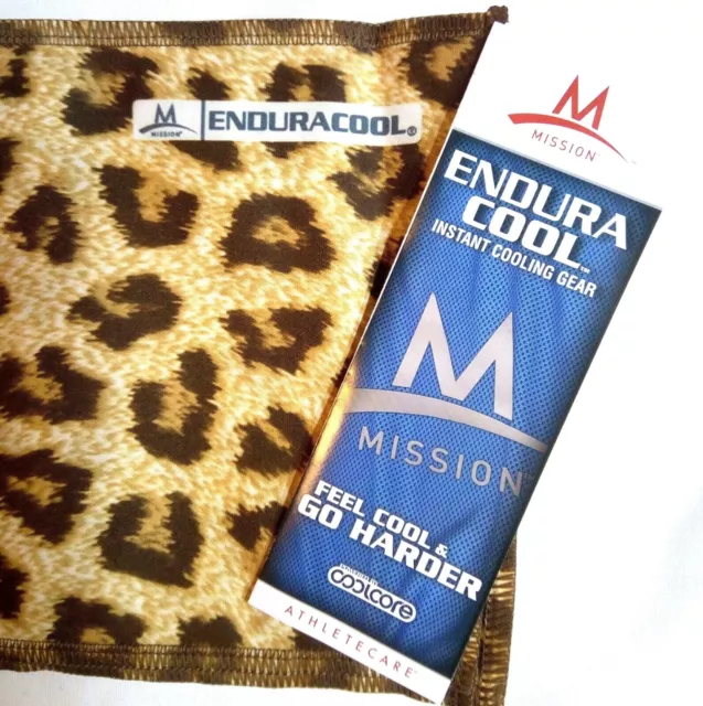 Mission Enduracool Instant Cooling Blue Large Towel by Forbes