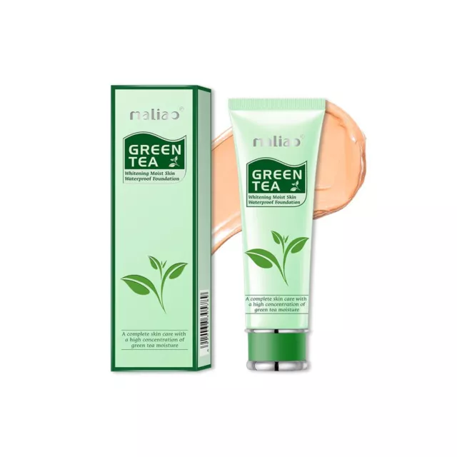 @Maliao Green Tea Whitening Moist Skin Waterproof Foundation 80 g