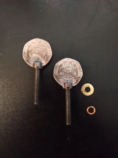 tattoo machine vice screw with coins