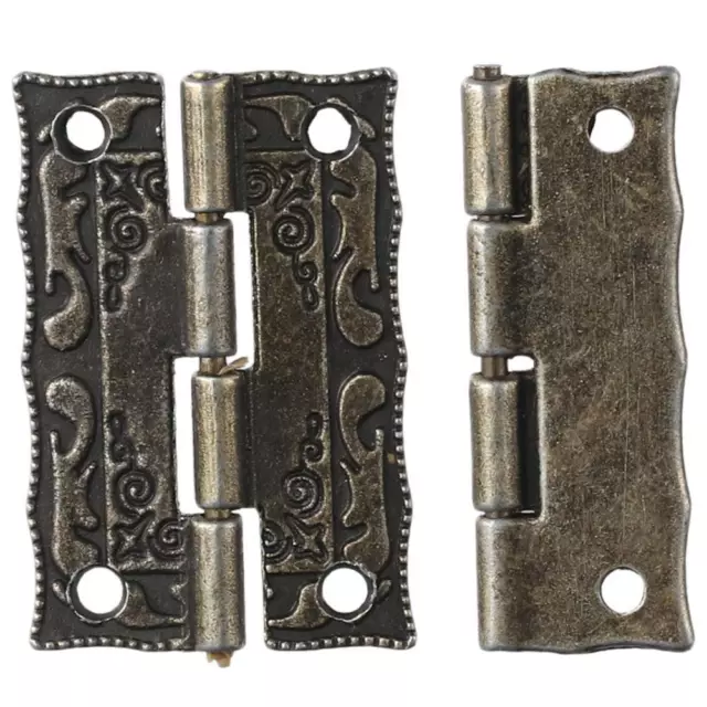 10 pz cerniere pieghevoli bronzo cerniera armadio per porte mobili finestre