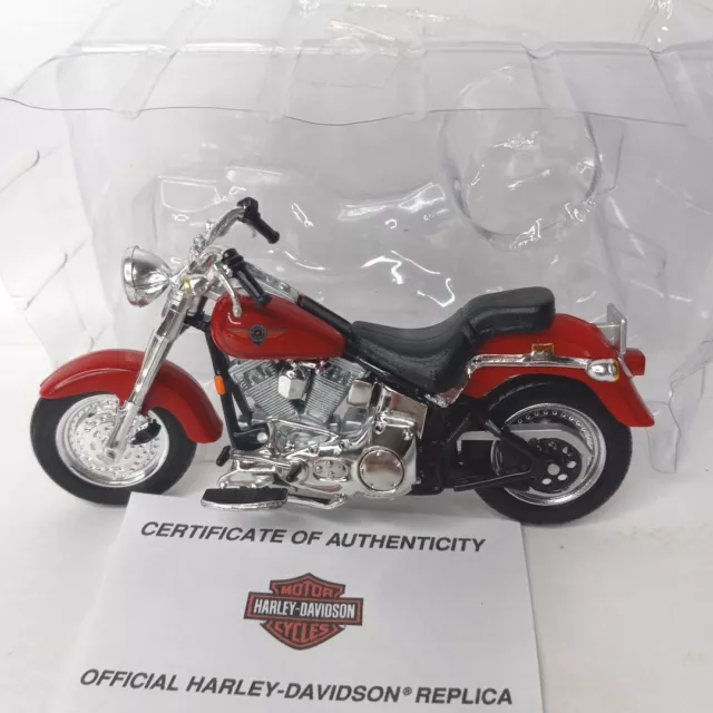 Vtg. Harley-Davidson Fatboy Model Replica- Maisto 2004 #787069