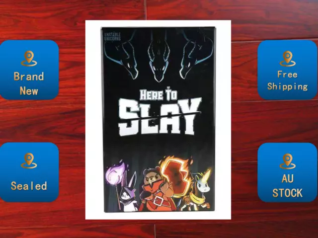 Here to Slay Board Game for 2 - 6 Players Brand NEW & SEALED  AU STOCK