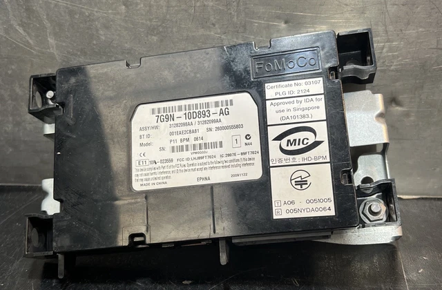 JAGUAR LAND ROVER Bluetooth Control Module Ecu 7G9N10D893Ag £64.99 ...