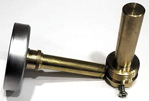 TERMOMED Thermomètre pour Porte de Fours à Bois, échelle de 0 à 300ºC avec vanne 4