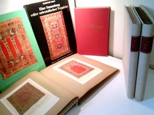 Konvolut bestehend aus 6 Bänden, zum Thema: Teppiche / Orientaliche Teppiche. di