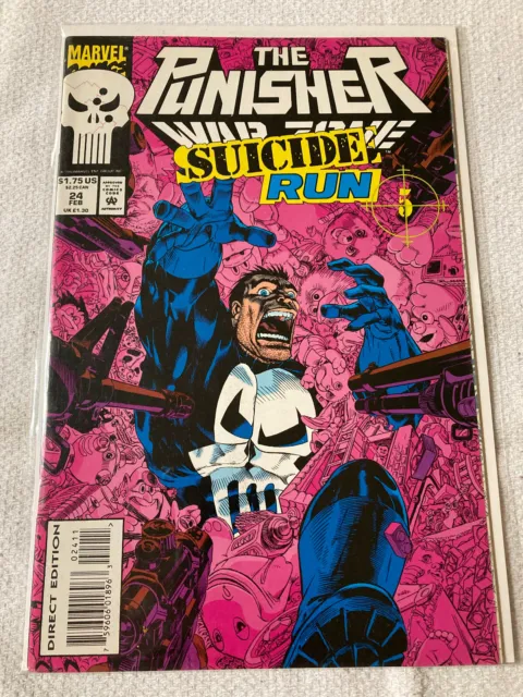 The Punisher: War Zone #24 1993 VF/VF+ Marvel Comics