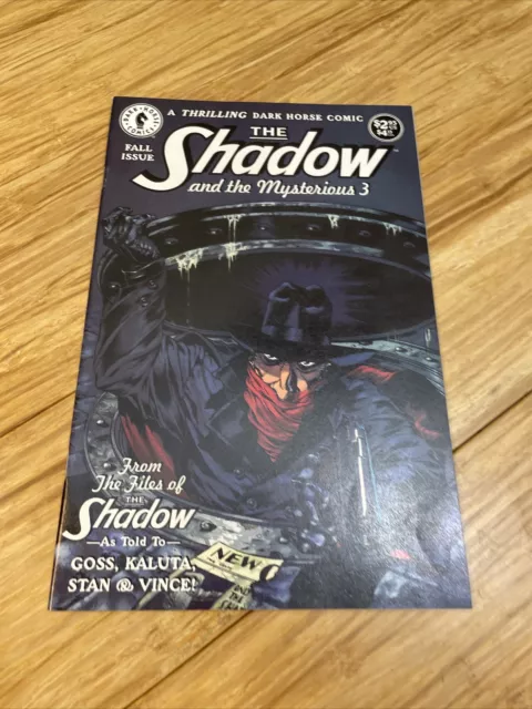 Vintage 1994 Dark Horse Comics The Shadow Comic Book Fall Issue KG