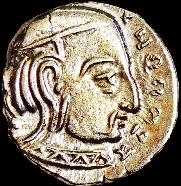 India - Western Kshatrapas - Rudrasena Iii (348–380 Ce) Silver 1 Drachm  #Sa95