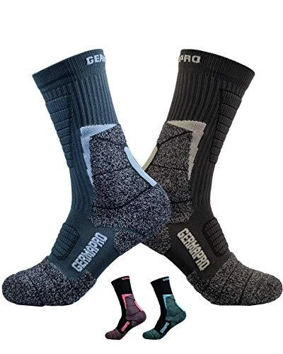 GermaPro Men's Hiking Socks Breathable Boot Socks w/Anti-Blister-Odor-Sweat