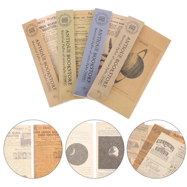 4 Sets Handwerk Papiere Scrapbooking Liefert Sammelalbum Papier 2