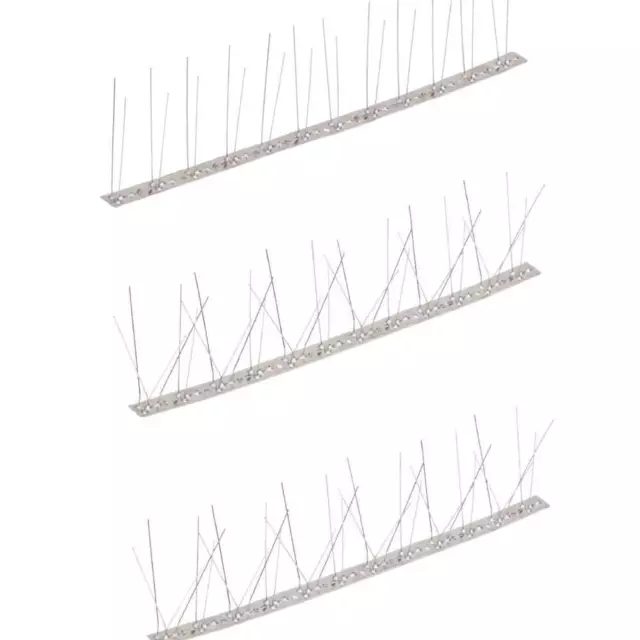 6x Vogelabwehr Taubenschutz Taubenspikes Edelstahl mehrere Auswahl vidaXL