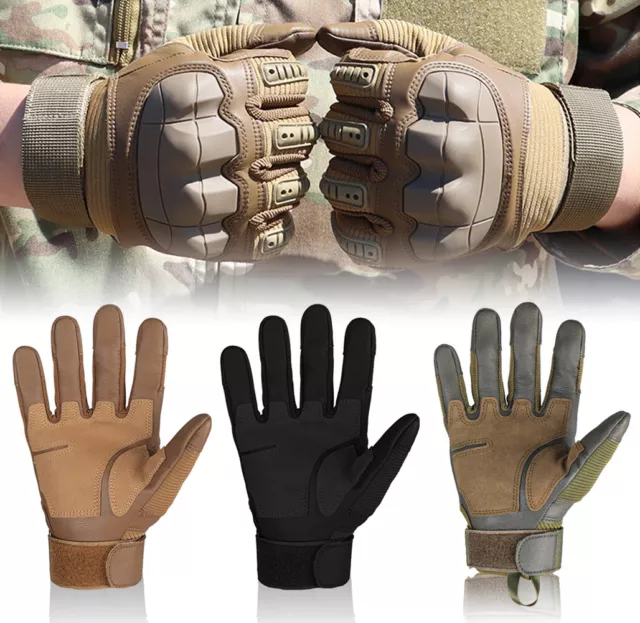 Tactical Full-Finger Gloves Riding Work Outdoor Touchscreen Motorcycle Gloves