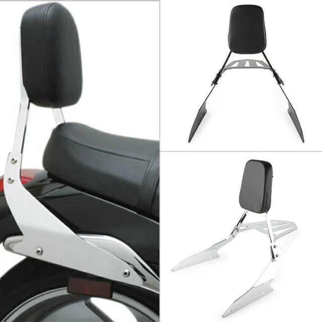 Chrome Backrest Luggage Rack For Suzuki Boulevard C50 2005-2011 - Sissy Bar With Rack 6 thumbnail image