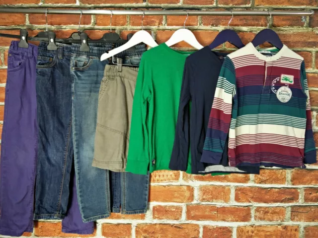 Boys Bundle Age 5-6 Years Next M&S Top T-Shirt Trousers Shorts Set Kids 116Cm