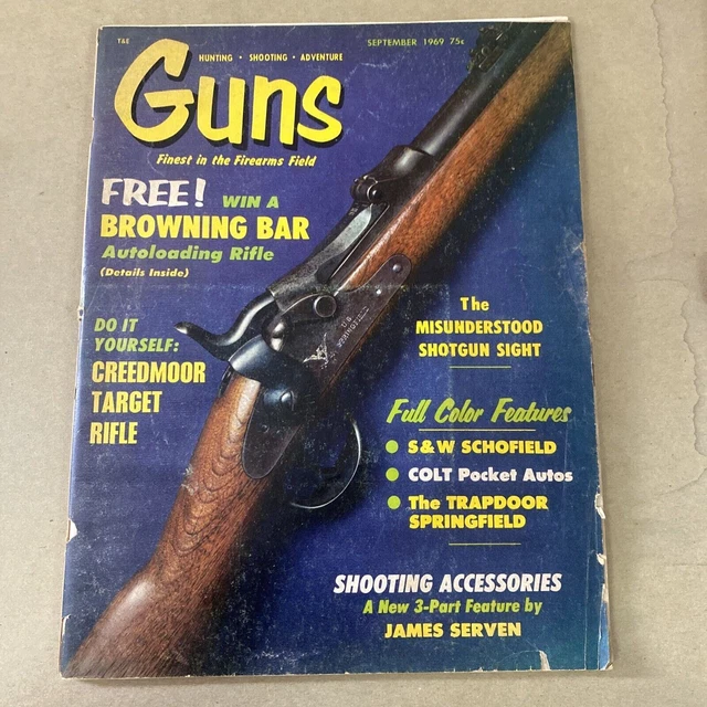 VINTAGE GUNS CATALOG September 1969 colt, buck knife, firearms