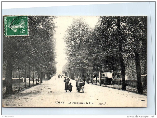 58 COSNE - La promenade de l'Ile