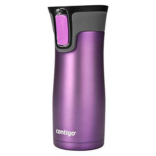 Contigo AUTOSEAL West Loop Stainless Steel Travel Mug, 16 oz, Bright Lavender 2