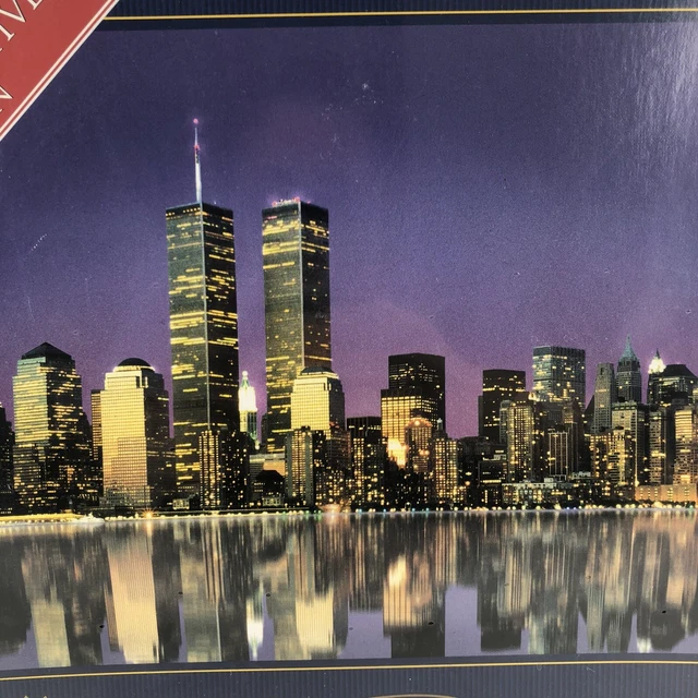 NEW! TWIN TOWERS 1000 pc PUZZLE 2001 Commemorative Perfalock NEW YORK ...