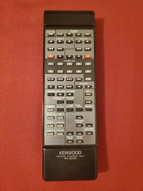 Remote Control RC-DV331 For Kenwood Receivers DNX6460BT DNX6960 DDX6046BT KVT-516 DDX719, Wireless Black