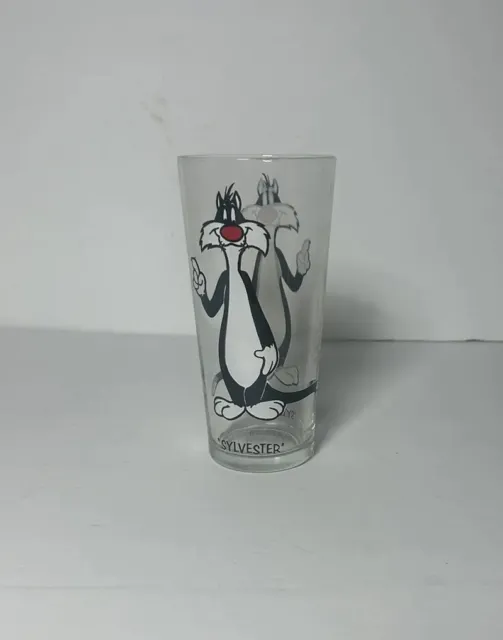 Sylvester The Cat Pepsi Collector Glass Looney Tunes Warner Bros Vintage 1973