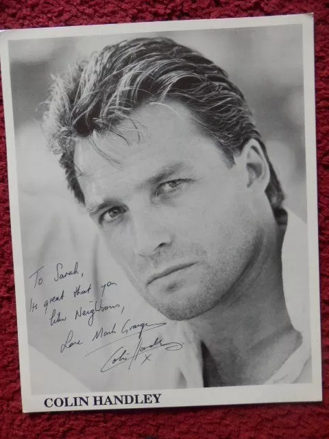 Colin Handley  -  Neighbours Actor  - Autographed Photo