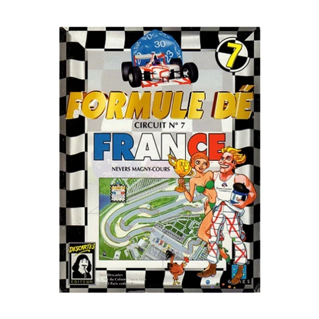 Jeu Formule Dé Euro Games - Circuit De Monaco / Magny Cours (Il Manque Un Aileron)