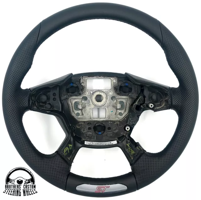 Ford Focus MK3 ST Retrimmed Steering Wheel (black stitching)