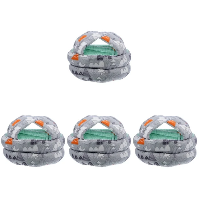 4x nützlich atmungsaktiv Kopfschutz  bequemes praktisch Babymütze Pro laufend