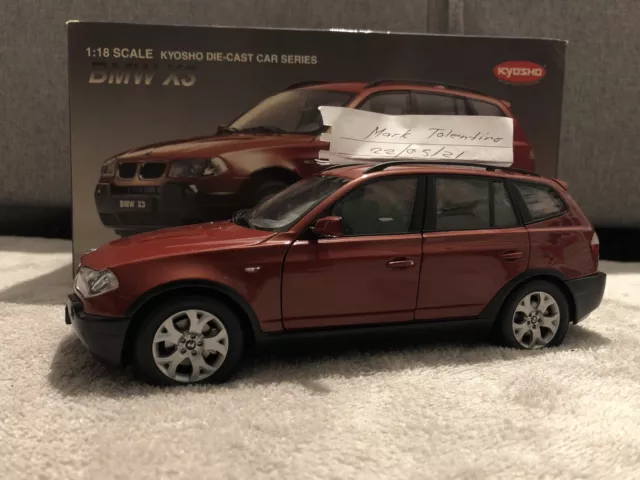 BMW X5 3.0d Blue 1/18 KYOSHO Shop 80439411688 Miniature Car Collection