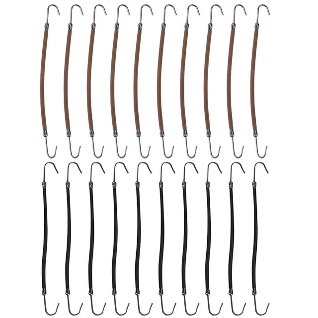 20 un. corbatas para el cabello reutilizables para niñas que reemplazan ganchos seguros para decorar el hogar