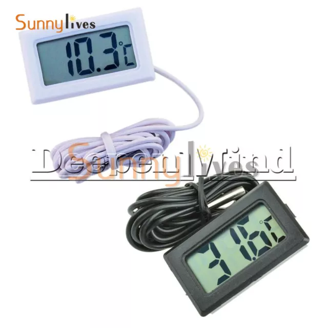 TPM 10 LCD Digital Thermometer for Fridge/Freezer/Aquarium/FISH TANK Temperature