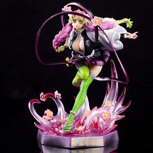 Anime Demon Slayer Kimetsu No Yaiba Kanroji Mitsuri 21CM PVC Model Statue Toy GK