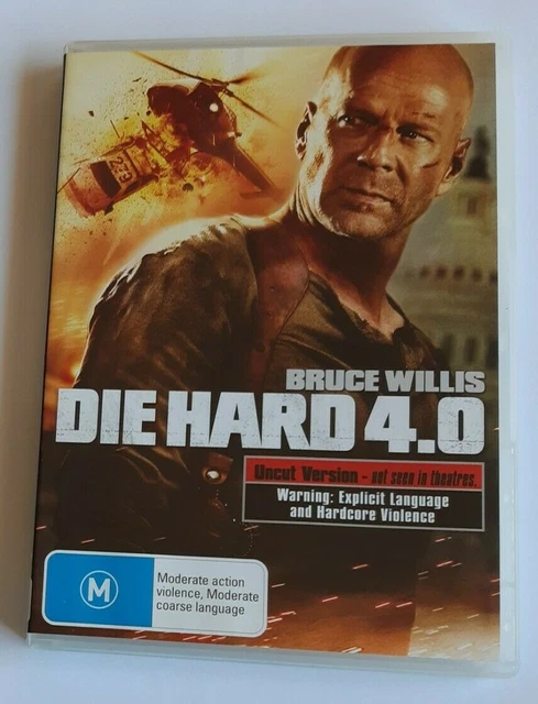 DIE HARD 4.0 Movie PAL M DVD Region 4 VGC Bruce Willis $3.99 - PicClick AU