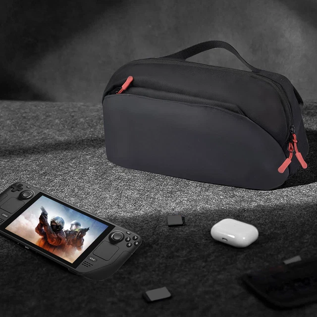 Game Console Storage Bag Scratchproof Travel Carrying Case for Steam Deck Switch