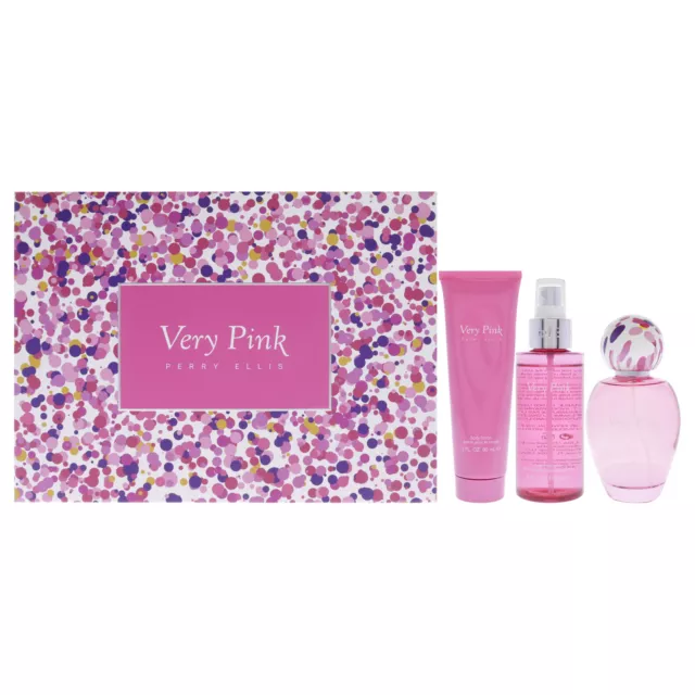 Perry Ellis Very Pink by Perry Ellis for Women - 3 Pc Gift Set