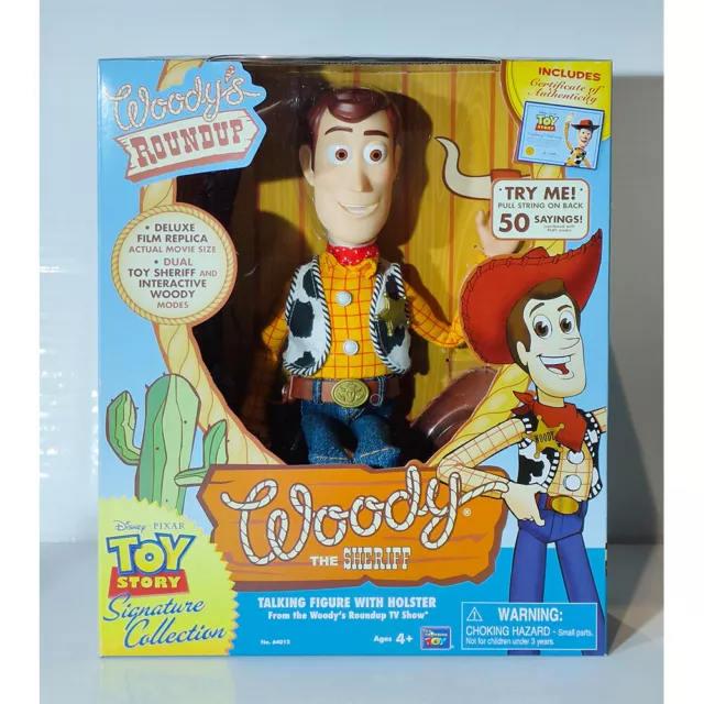 Woody Francais Signature Collection Officiel Toy Story Thinkway Toys