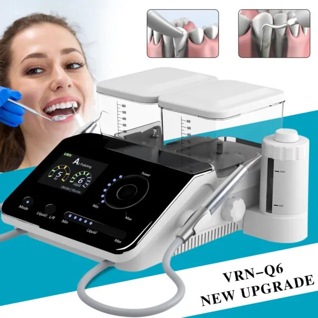 Q6 Dental LED Ultrasonic Piezo Scaler+Perio+Endo+Implant Air+Polishing Handpiece
