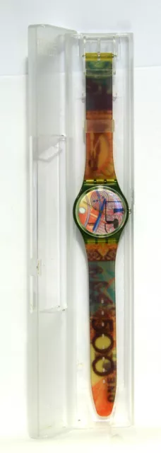 Belle Swatch Franco Gg 110 1990/91 . Neuf. Mint 2