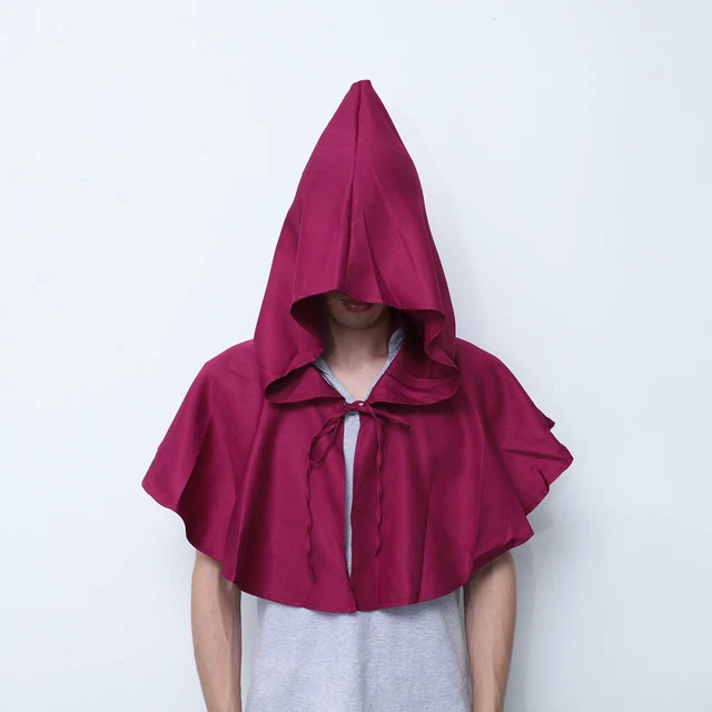 Mantello Uomo Halloween Halloween Halloween Cosplay Abbigliamento Medioevo