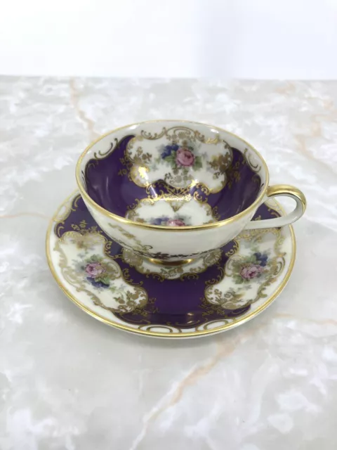 Vintage Elfenbein Rosenthal Kronach Demitasse Cup & Saucer - Germany