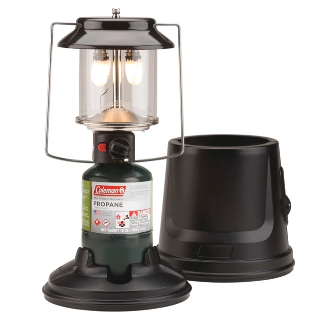 Coleman 810 Lumen 2-Mantle Quickpack Fuel Lantern With Case