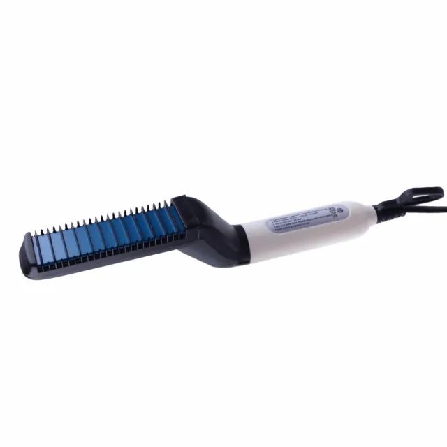 Multifonctionnel Lisseur Cheveux Peigne Hommes Curling Brosse Électrique Bouchon 3